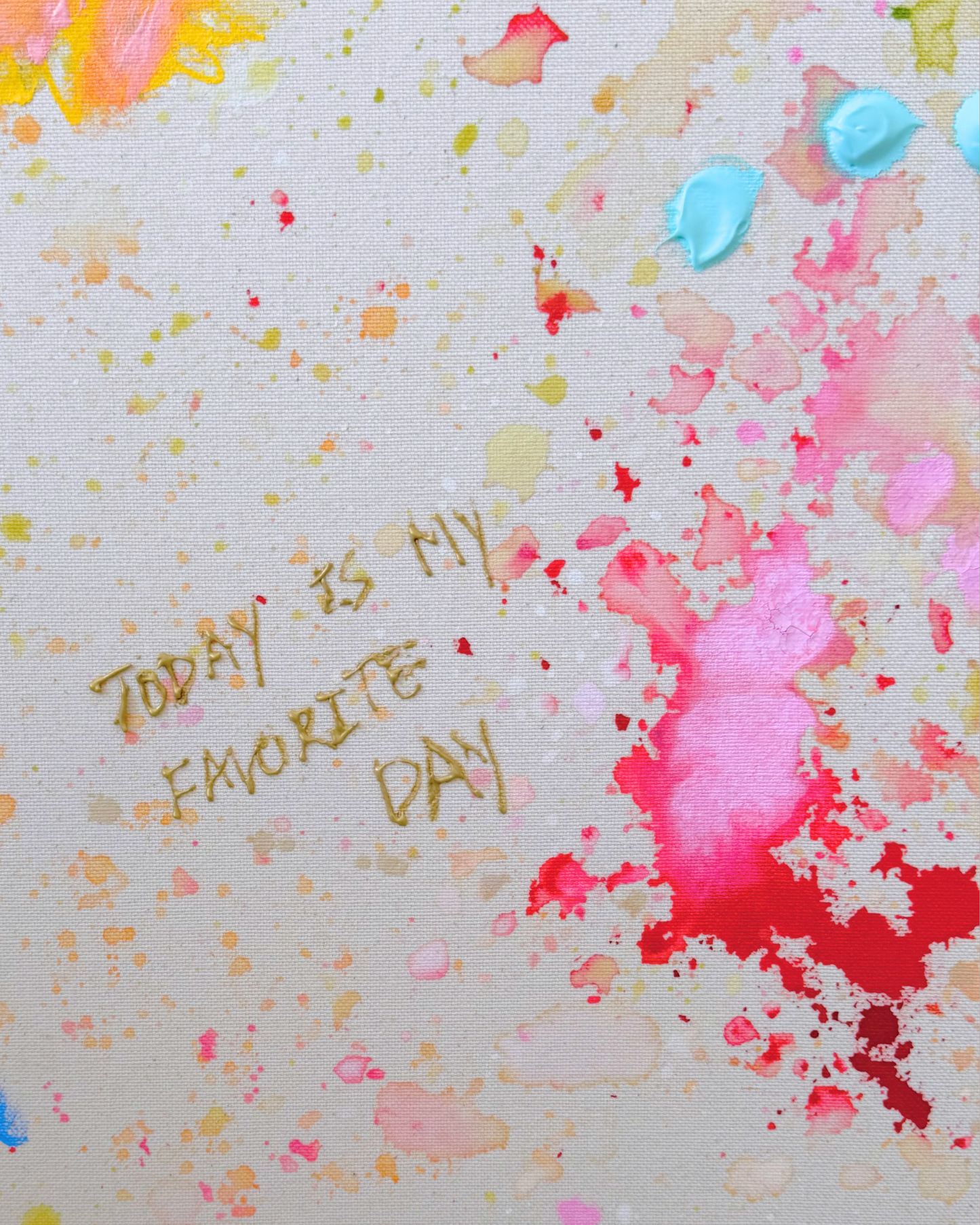 TODAY IS MY FAVORITE DAY Zwillingswerk 2x 170x130cm