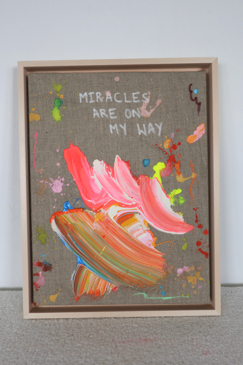 MIRACLES ARE ON MY WAY 33x43cm