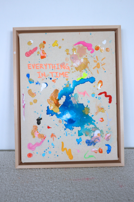 EVERYTHING IN TIME 33x43cm