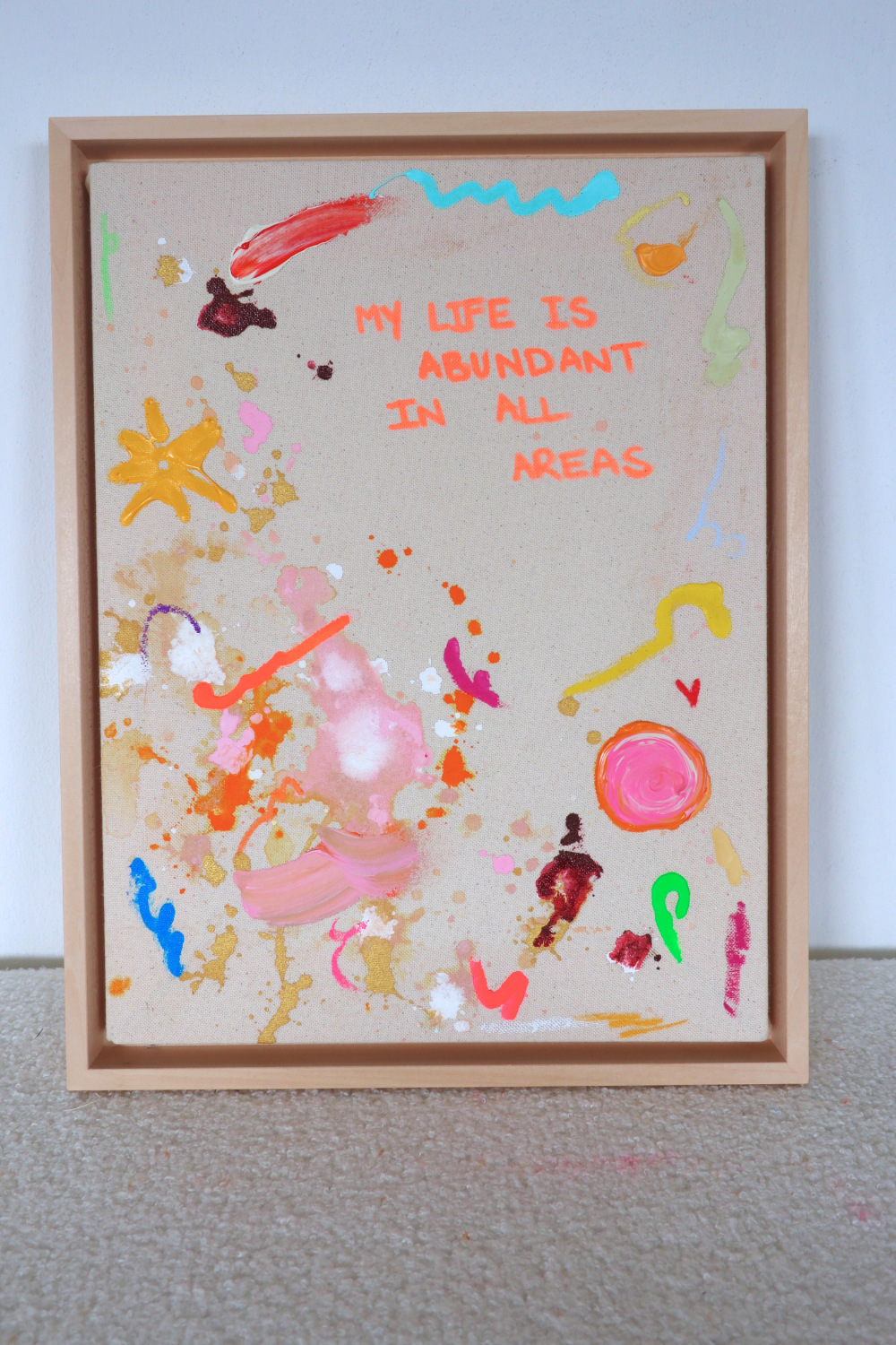 MY LIFE IS ABUNDANT IN ALLE AREAS 33x43cm