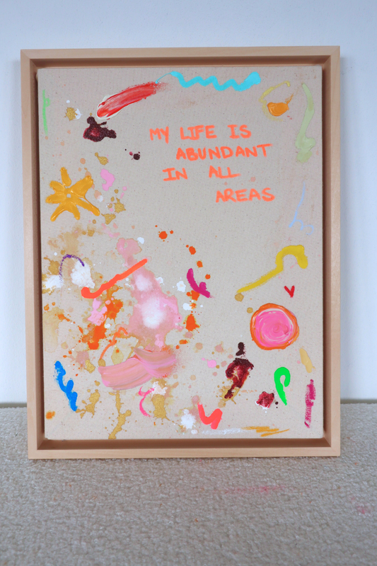 MY LIFE IS ABUNDANT IN ALLE AREAS 33x43cm