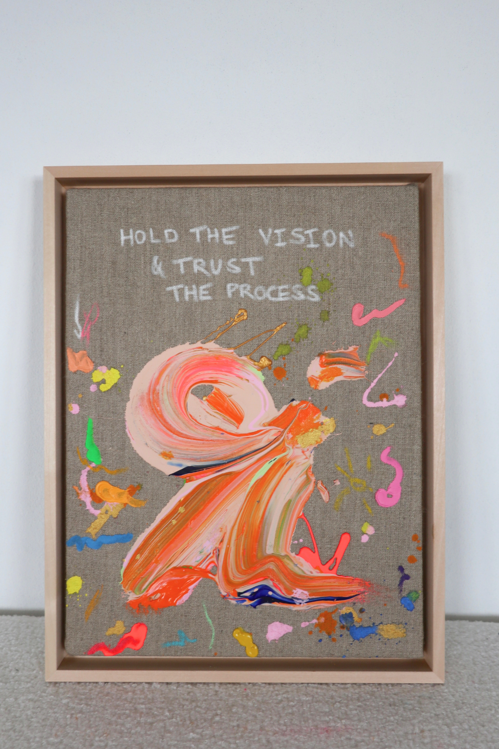 HOLD THE VISION & TRUST THE PROCESS 33x43cm