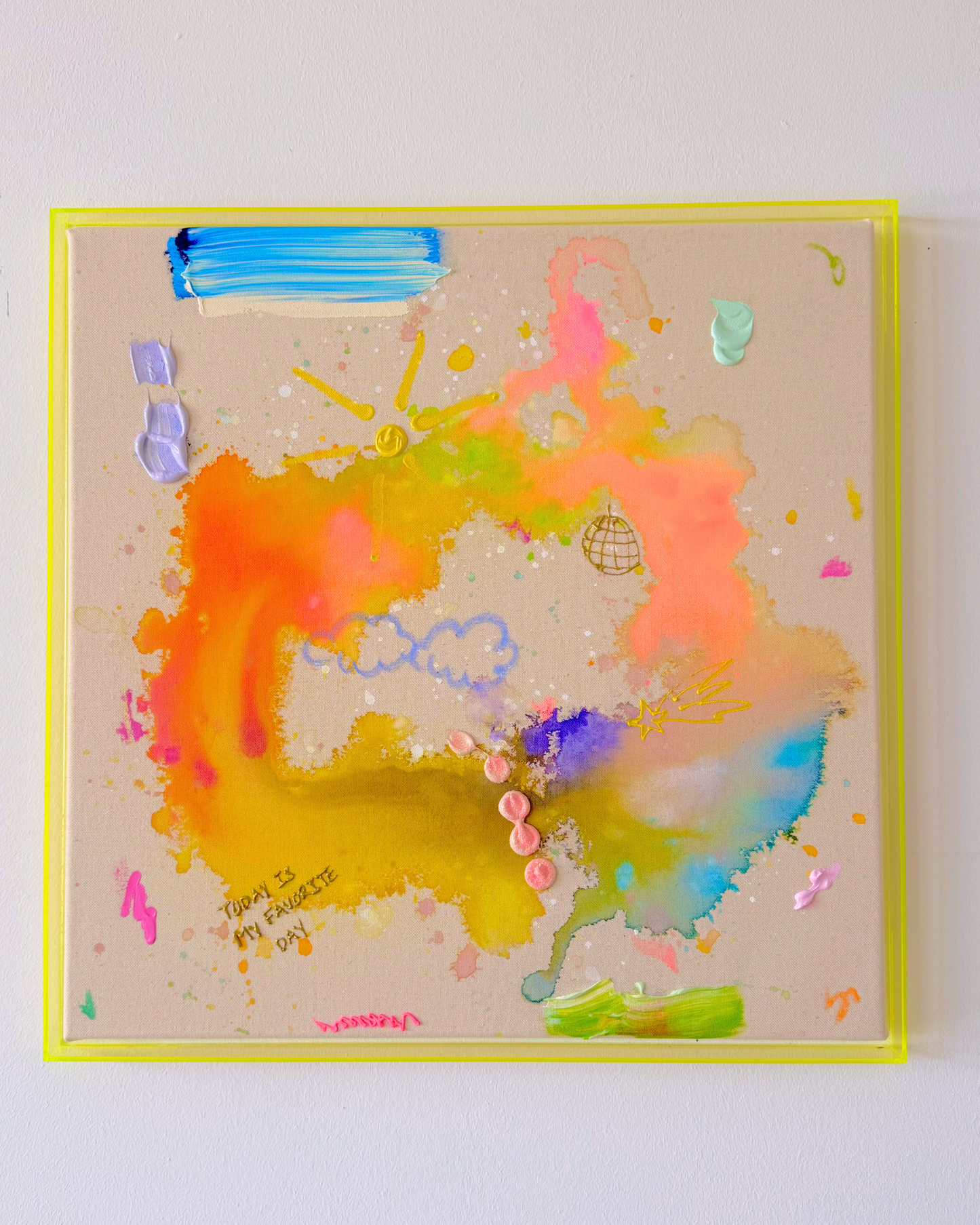 TODAY IS MY FAVORITE DAY 50x50cm