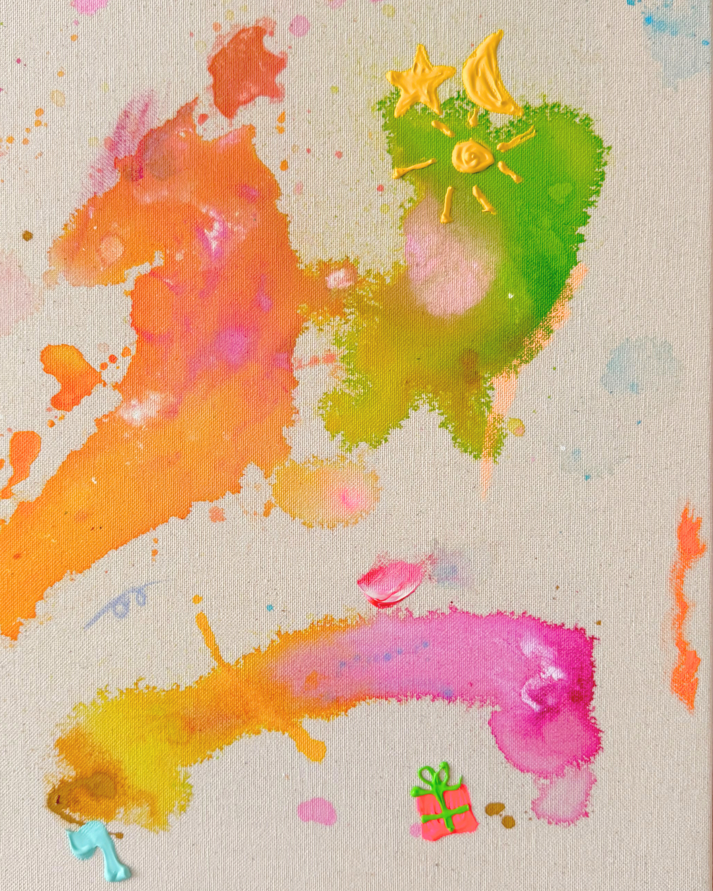 ICH WÜNSCH DIR 80x80cm