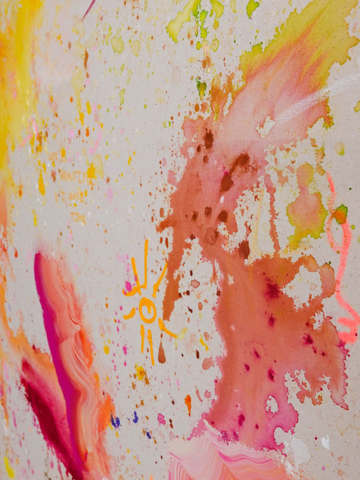 LIFE IS BEAUTIFUL & I HAVE TIME 150x200cm EXTRA TIEF