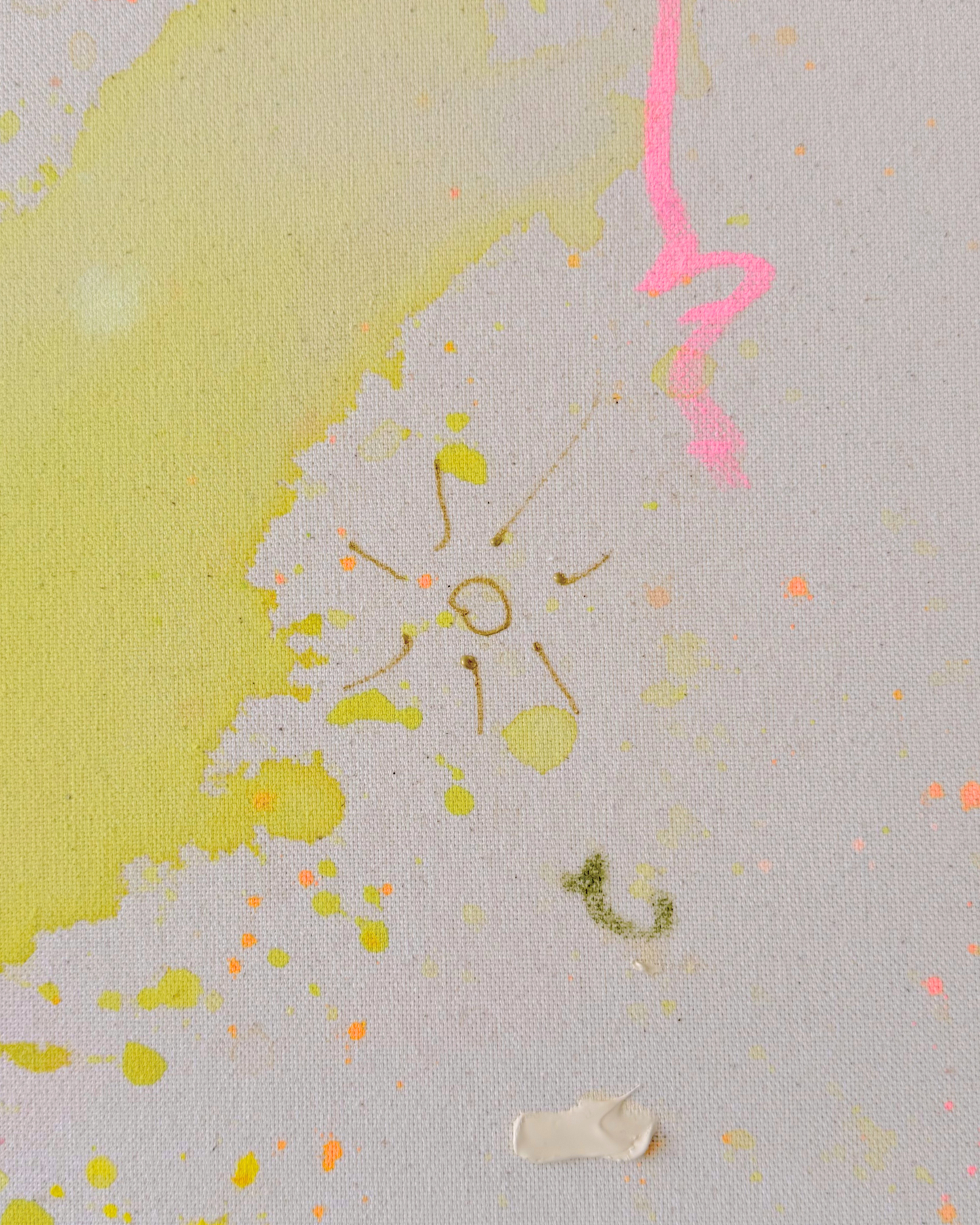 SOMETHING IN ME KNOWS WHERE I AM GOING 100x100cm