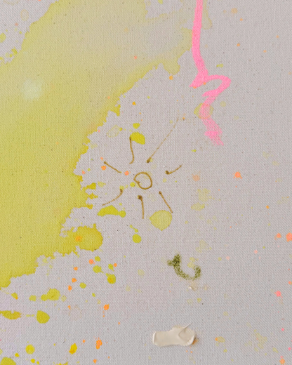 SOMETHING IN ME KNOWS WHERE I AM GOING 100x100cm