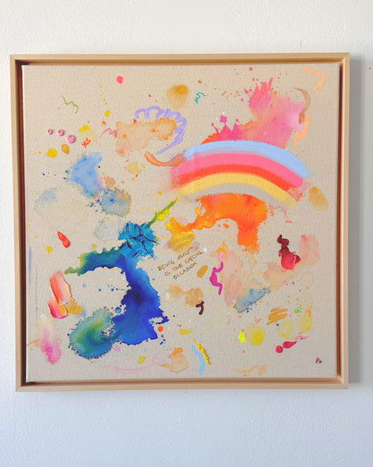 BEING ALIVE IS THE SPECIAL OCCASION 80x80cm