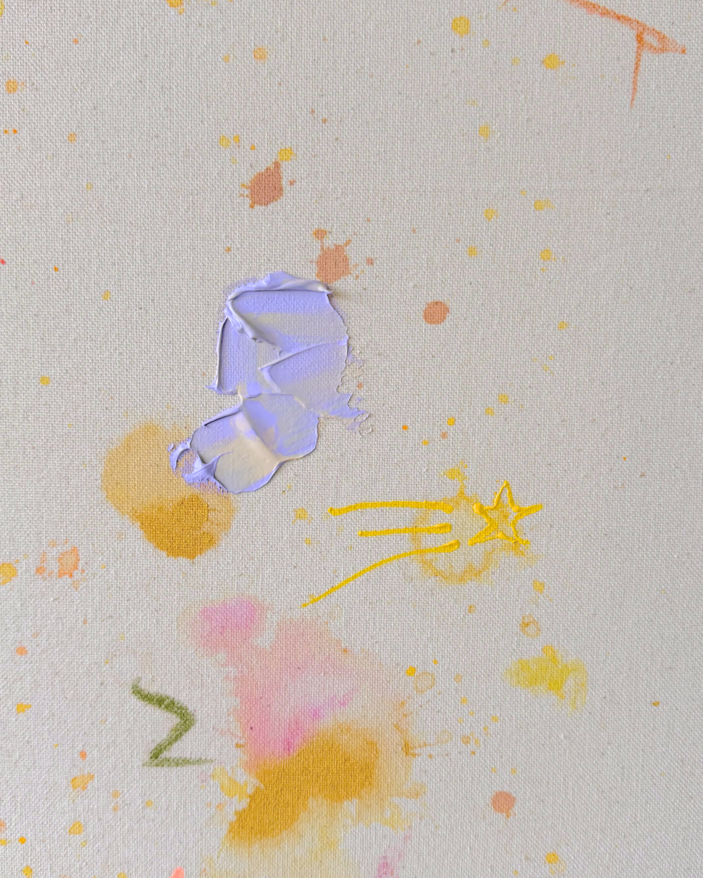 SPRUNG INS KALTE WASSER 110x110cm