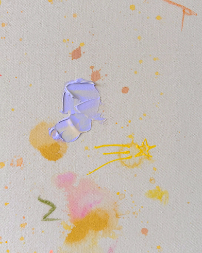 SPRUNG INS KALTE WASSER 110x110cm