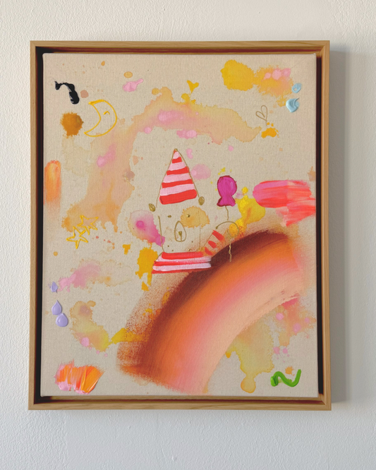 ICH WÜNSCH DIR Bär 40x50cm