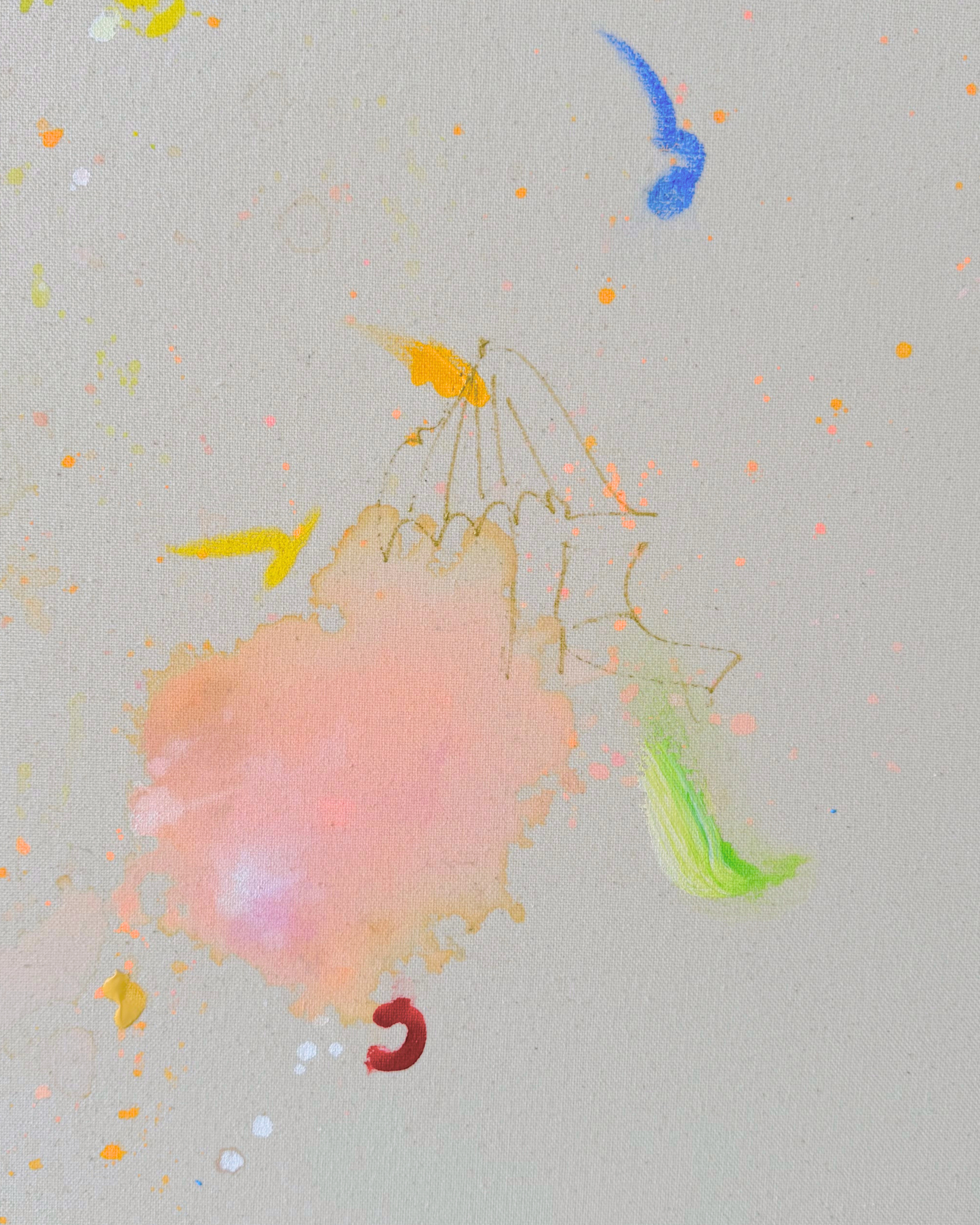 SOMETHING IN ME KNOWS WHERE I AM GOING 100x100cm