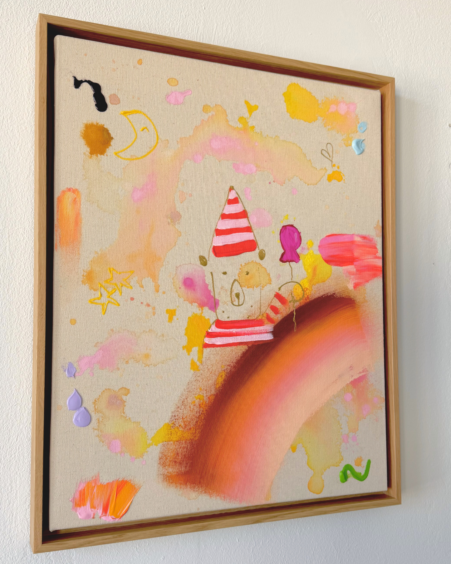 ICH WÜNSCH DIR Bär 40x50cm