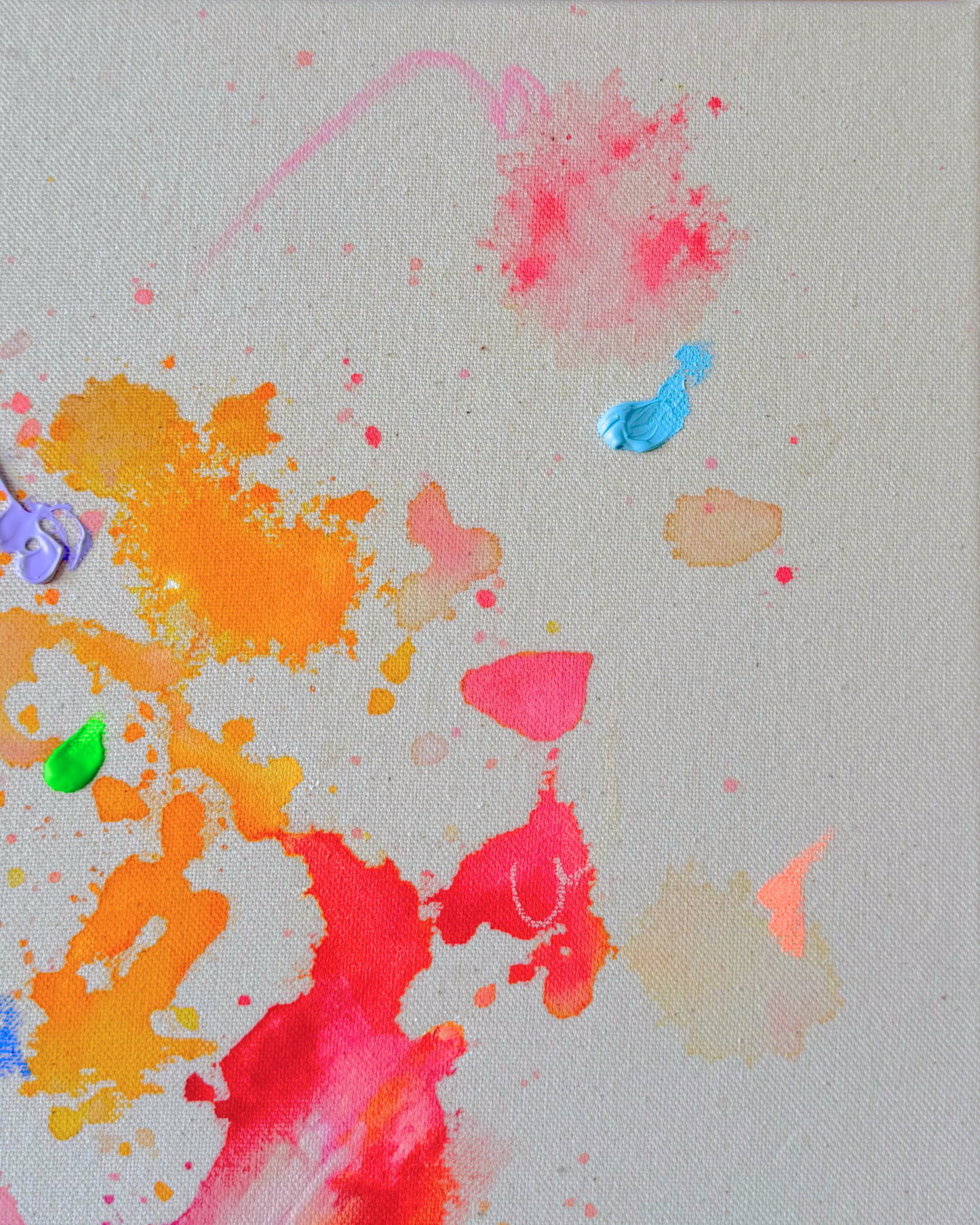 DAS LEBEN IST SCHÖN 40x40cm