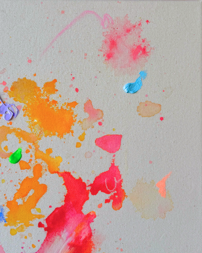DAS LEBEN IST SCHÖN 40x40cm