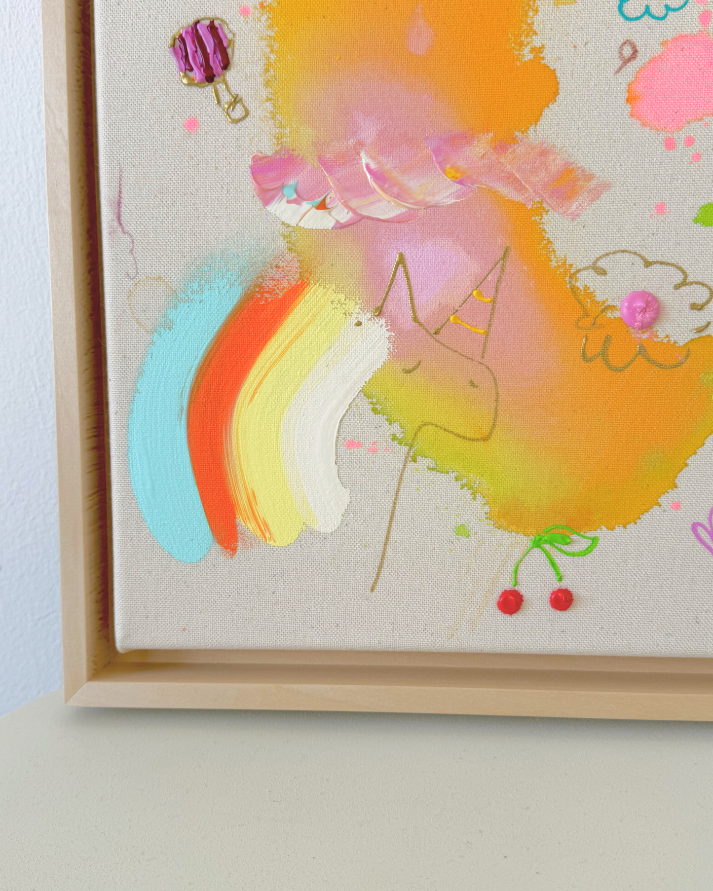 ICH WÜNSCH DIR Einhorn 30x40cm