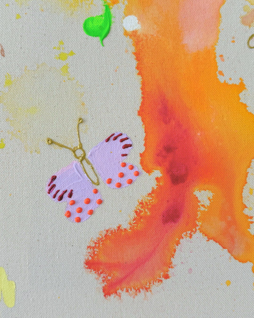 ICH WÜNSCH DIR Schmetterling 50x50cm