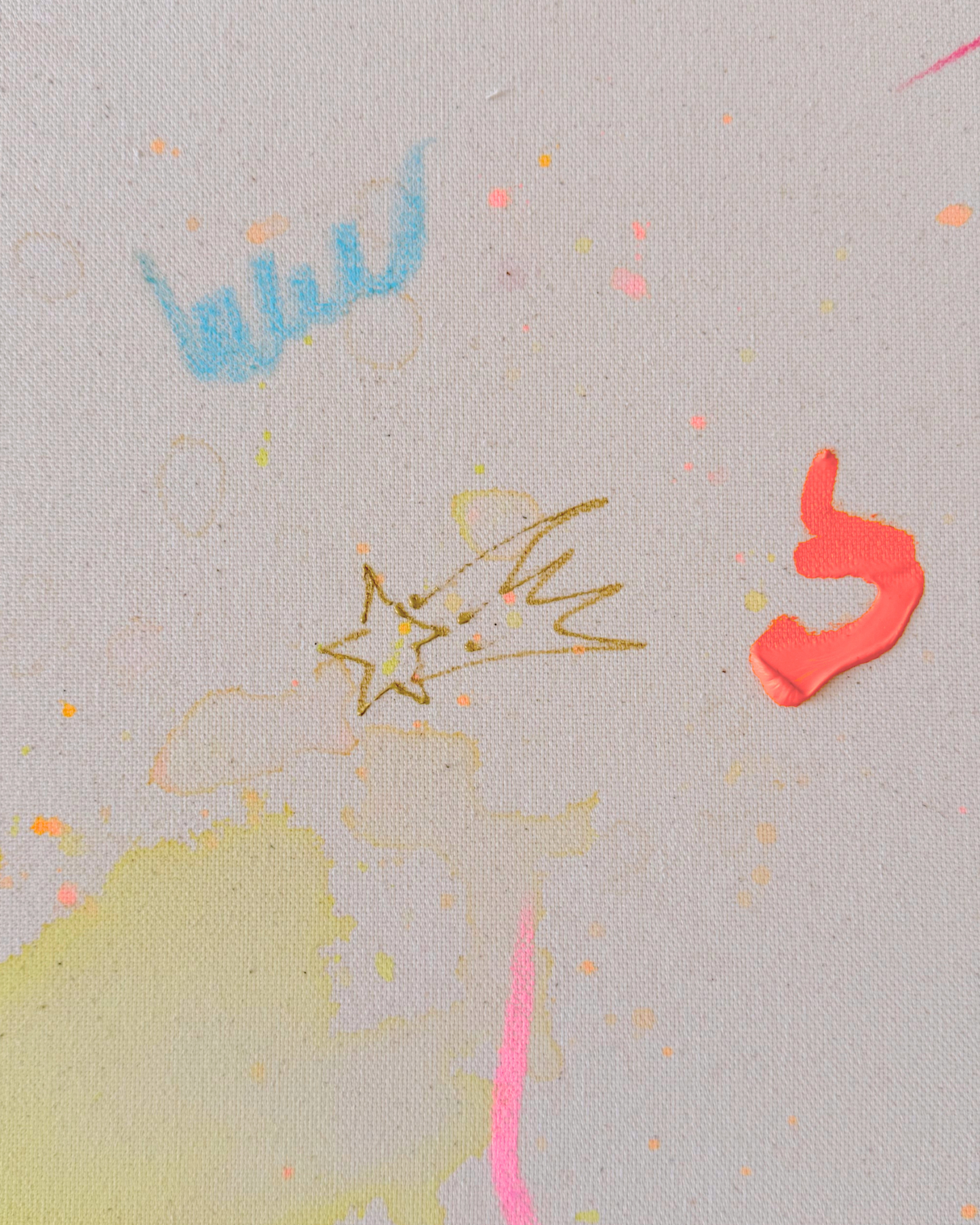SOMETHING IN ME KNOWS WHERE I AM GOING 100x100cm