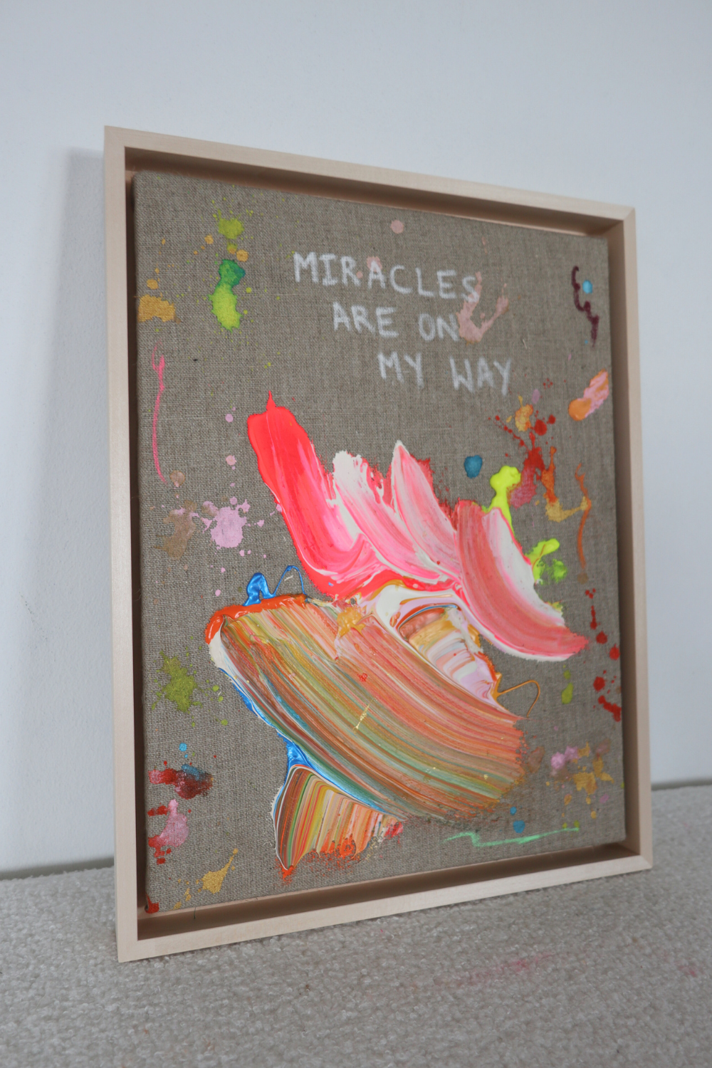 MIRACLES ARE ON MY WAY 33x43cm