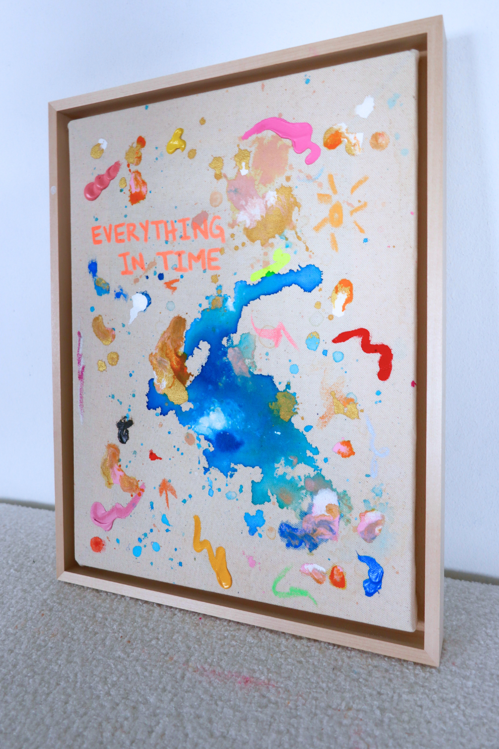 EVERYTHING IN TIME 33x43cm