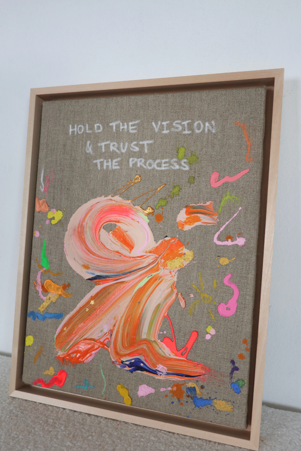 HOLD THE VISION & TRUST THE PROCESS 33x43cm