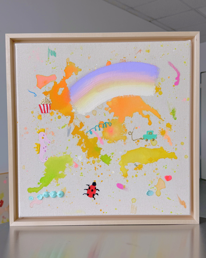 ICH WÜNSCH DIR Popcorn 40x40cm