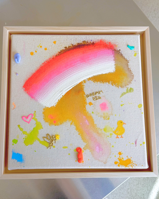 ICH WÜNSCH DIR Entlein 30x30cm