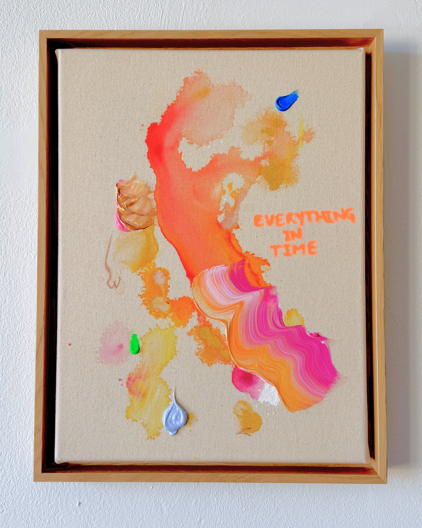 EVERYTHING IN TIME 30x40cm