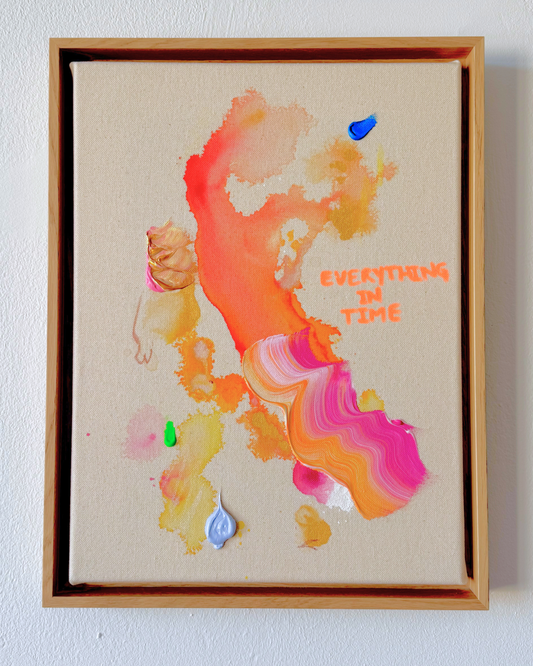EVERYTHING IN TIME 30x40cm