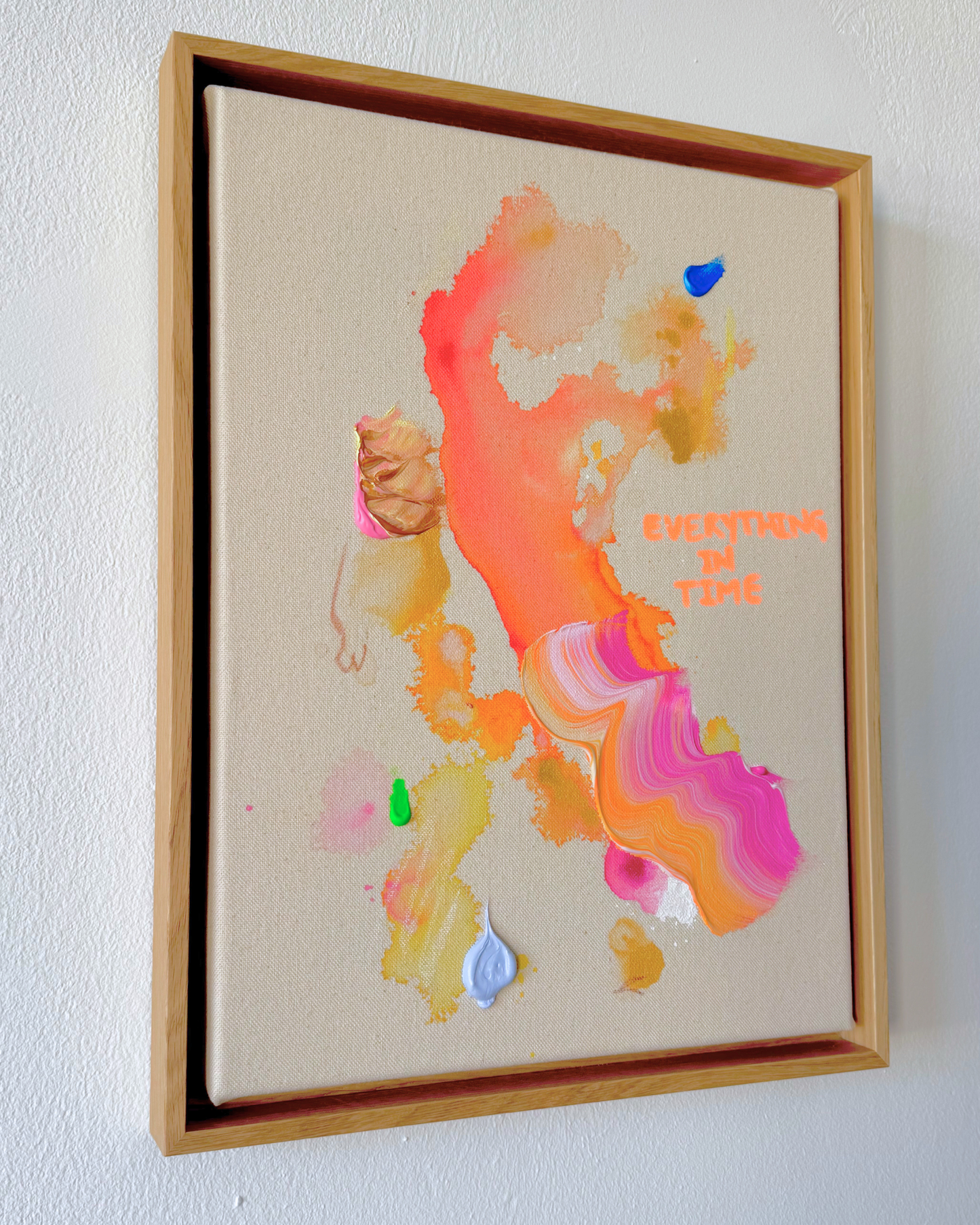 EVERYTHING IN TIME 30x40cm