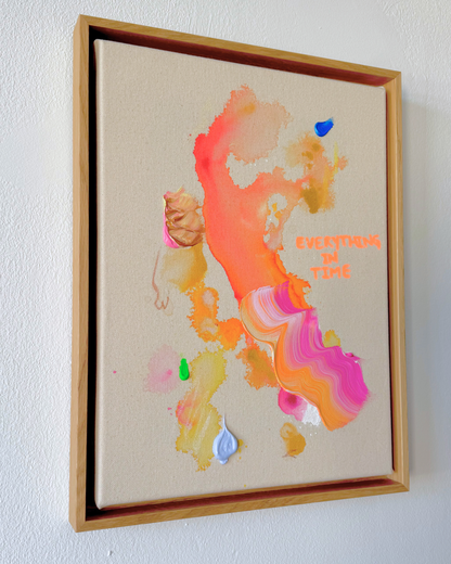 EVERYTHING IN TIME 30x40cm
