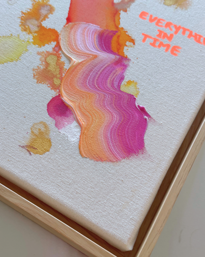 EVERYTHING IN TIME 30x40cm