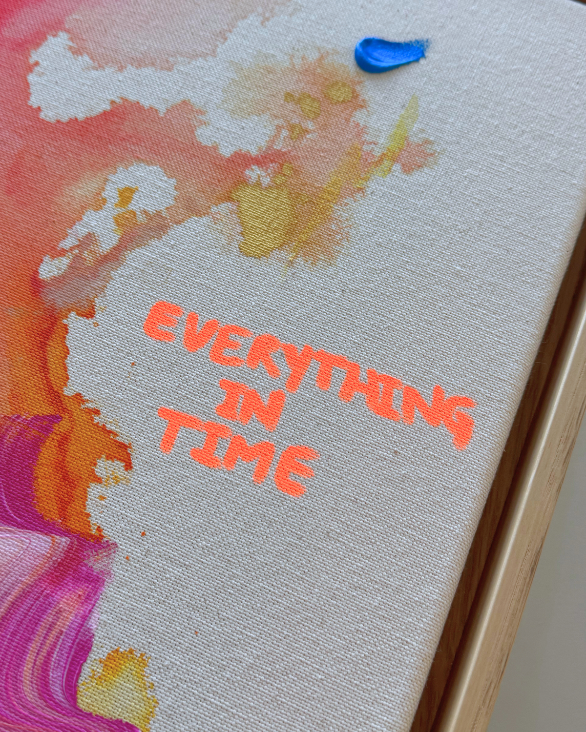 EVERYTHING IN TIME 30x40cm