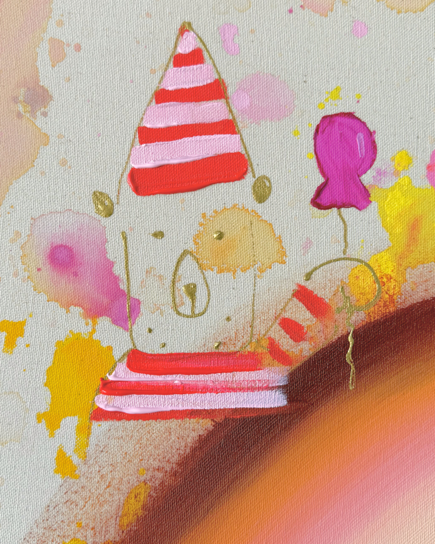 ICH WÜNSCH DIR Bär 40x50cm