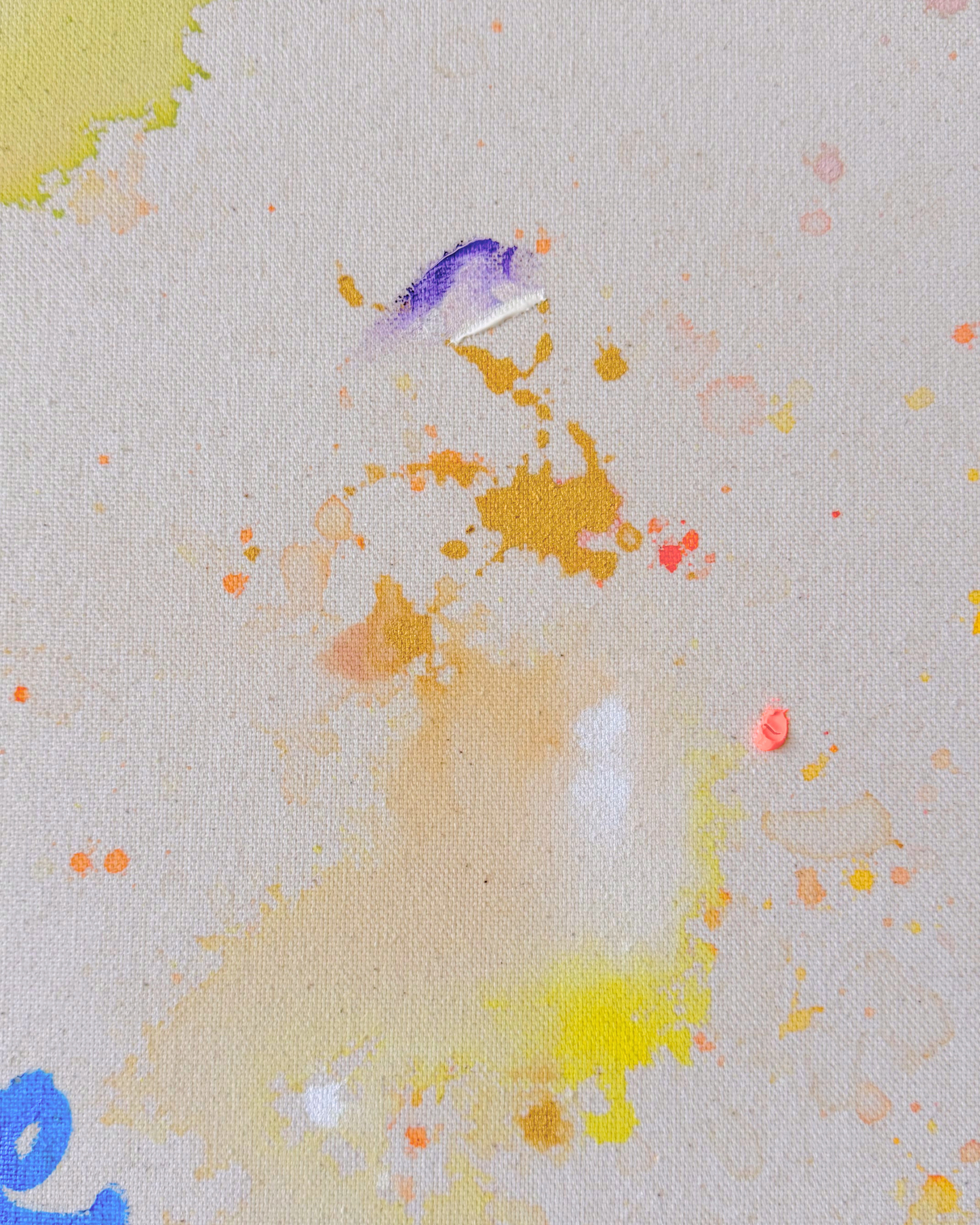 SPRUNG INS KALTE WASSER 110x110cm