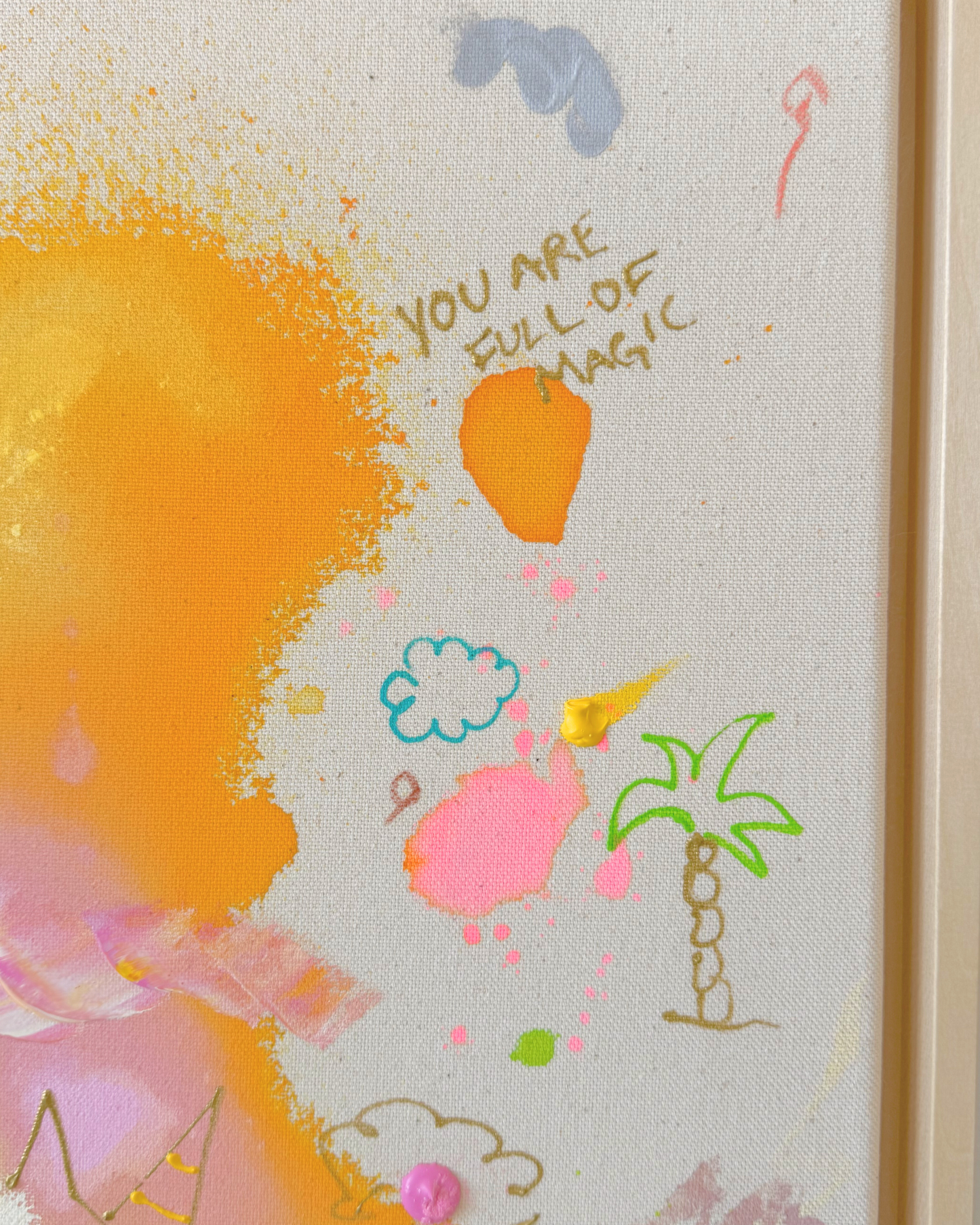 ICH WÜNSCH DIR Einhorn 30x40cm