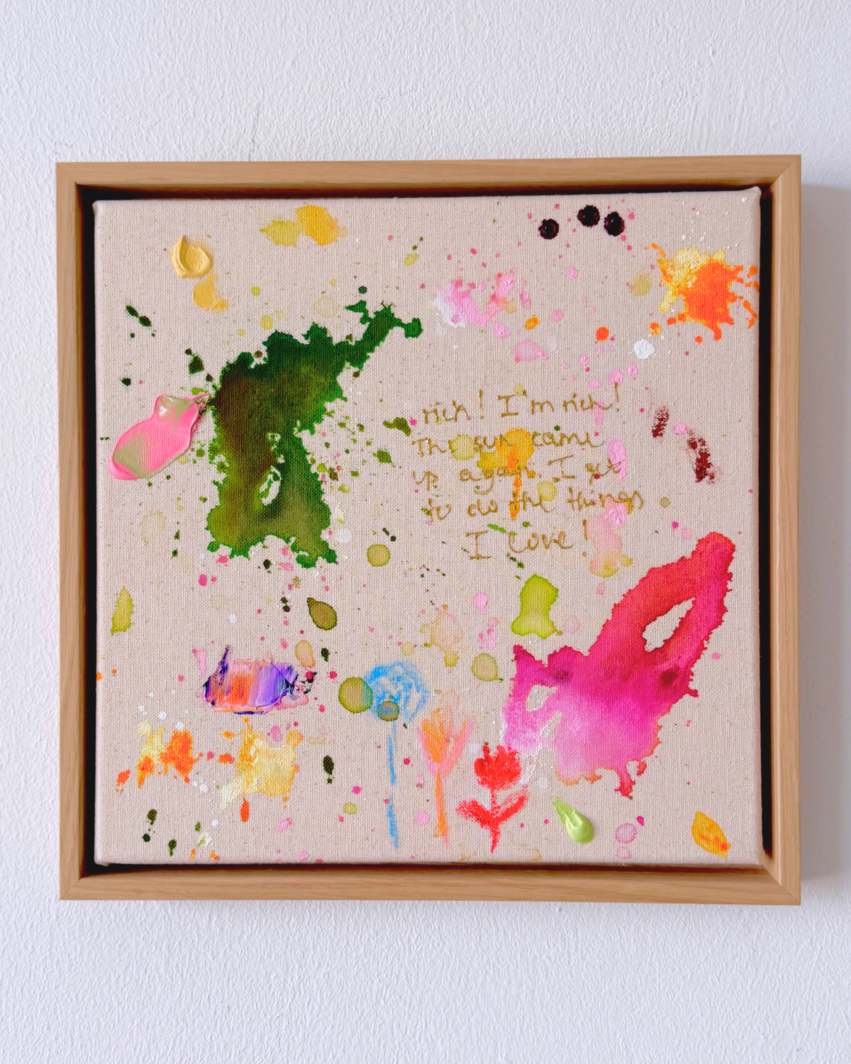 rich! I'm rich! 30x30cm
