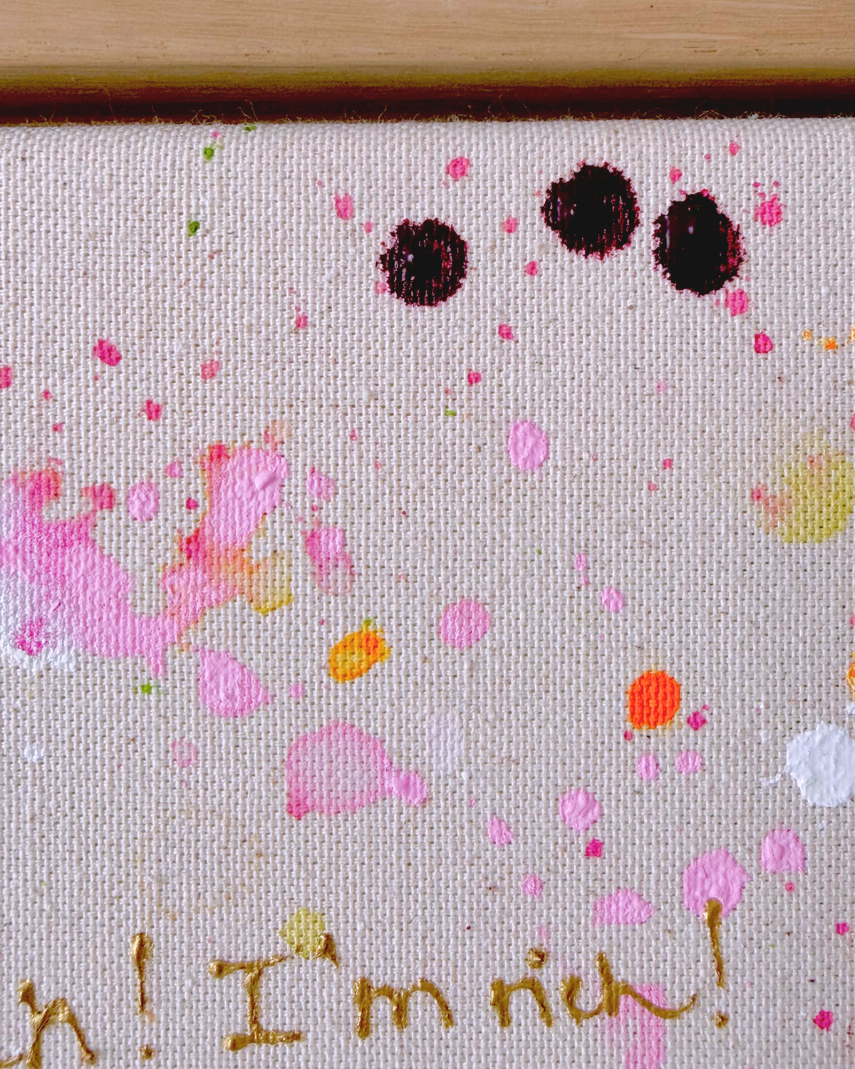 rich! I'm rich! 30x30cm