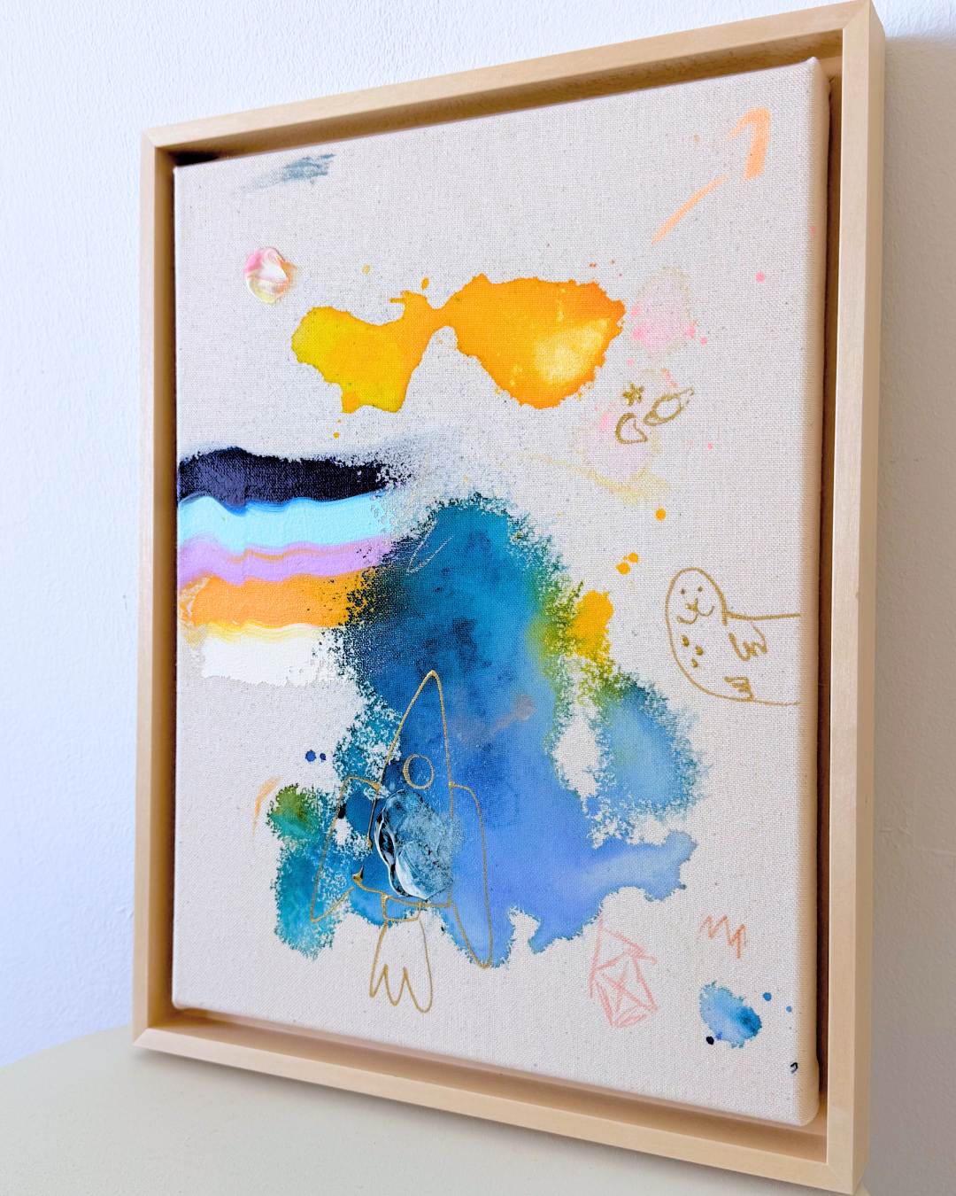 ICH WÜNSCH DIR Rakete 30x40cm