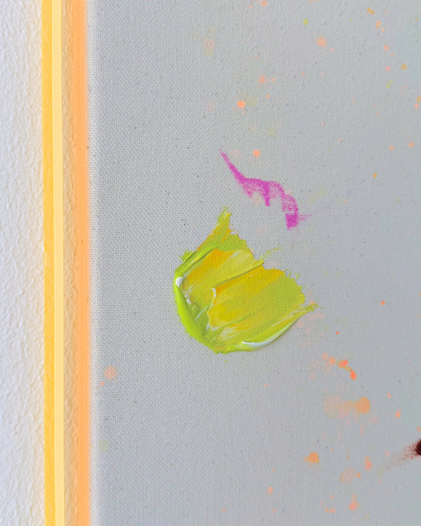 SOMETHING IN ME KNOWS WHERE I AM GOING 100x100cm