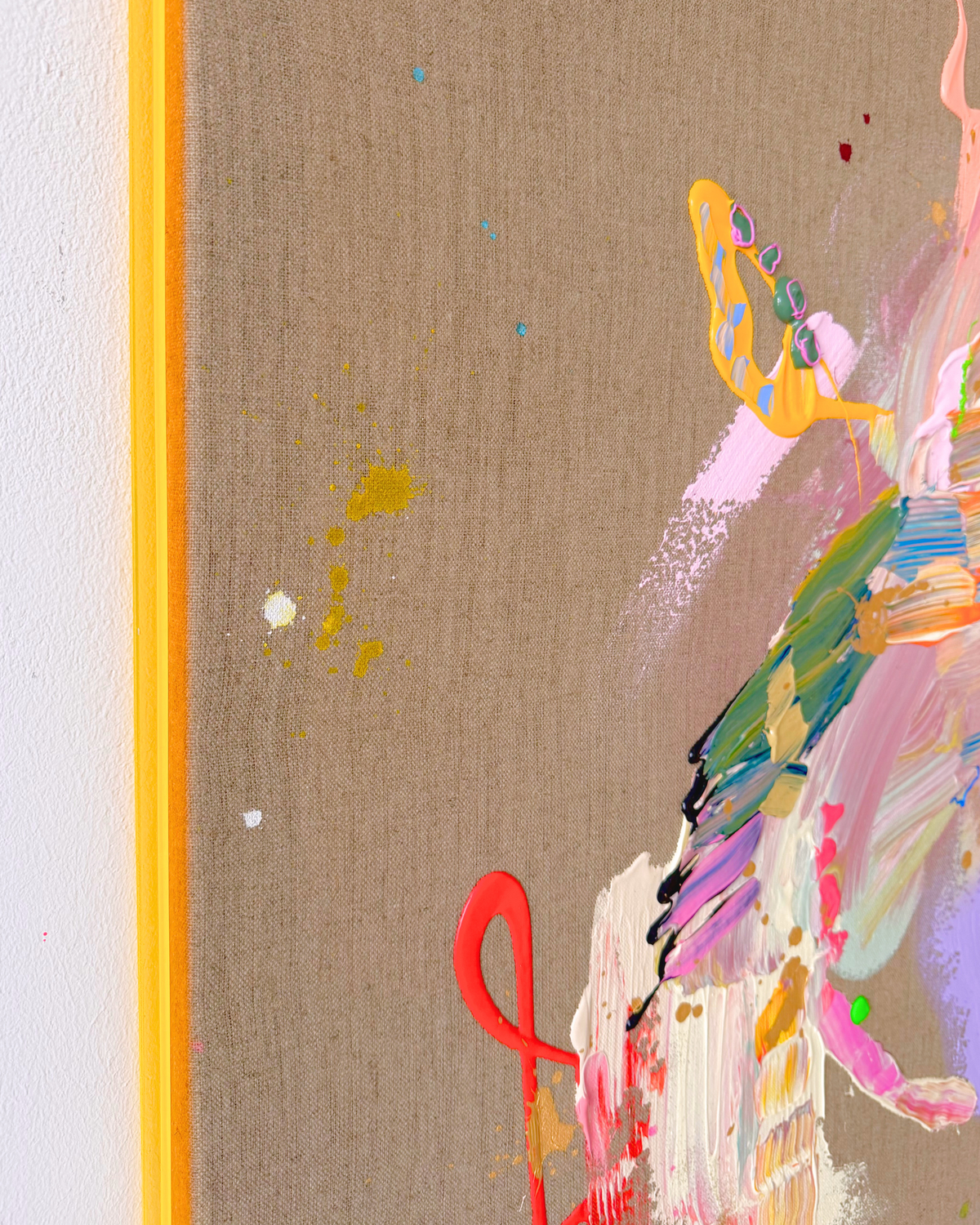 BEING ALIVE IS THE SPECIAL OCCASION 100x100cm