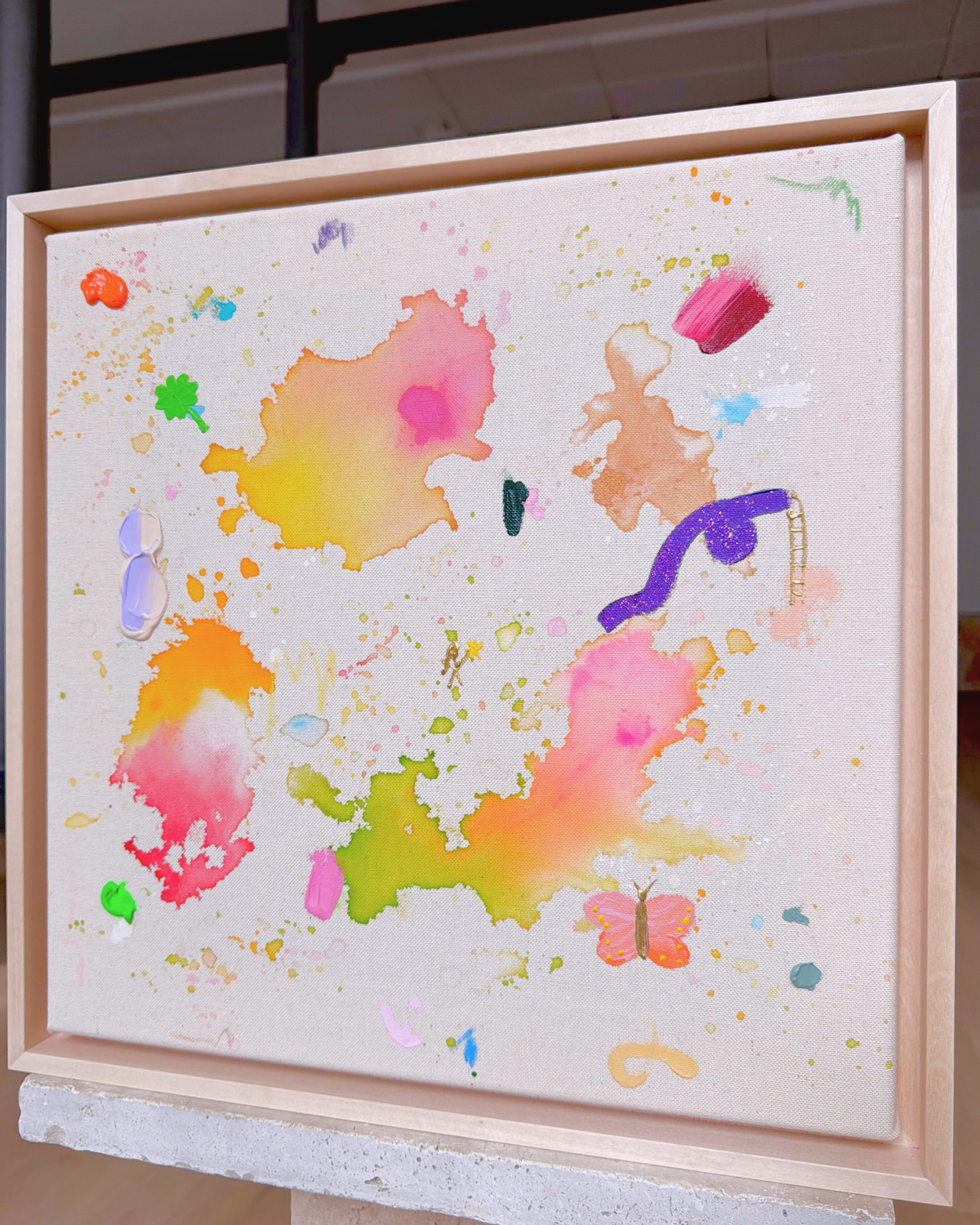 Ich wünsch dir Glitzerrutsche 40x40cm