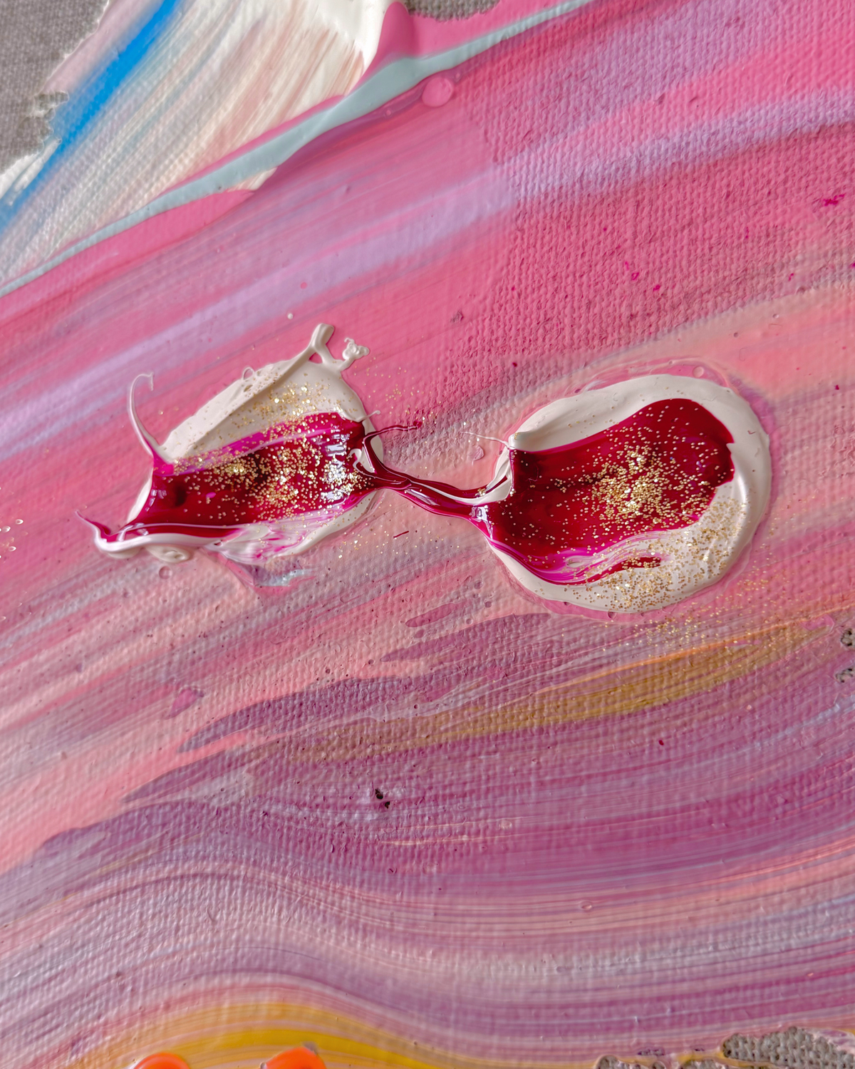 SOMETHING IN ME KNOWS WHERE I AM GOING 40x40cm