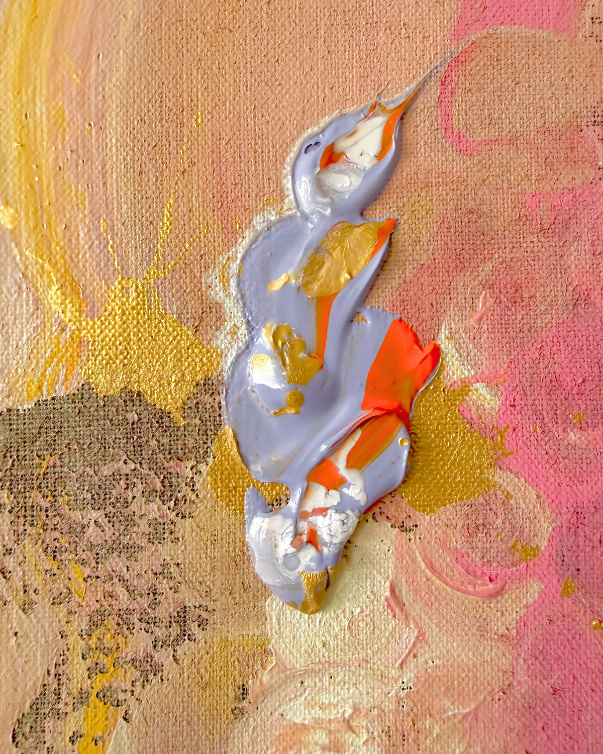 BEING ALIVE IS THE SPECIAL OCCASION 100x100cm