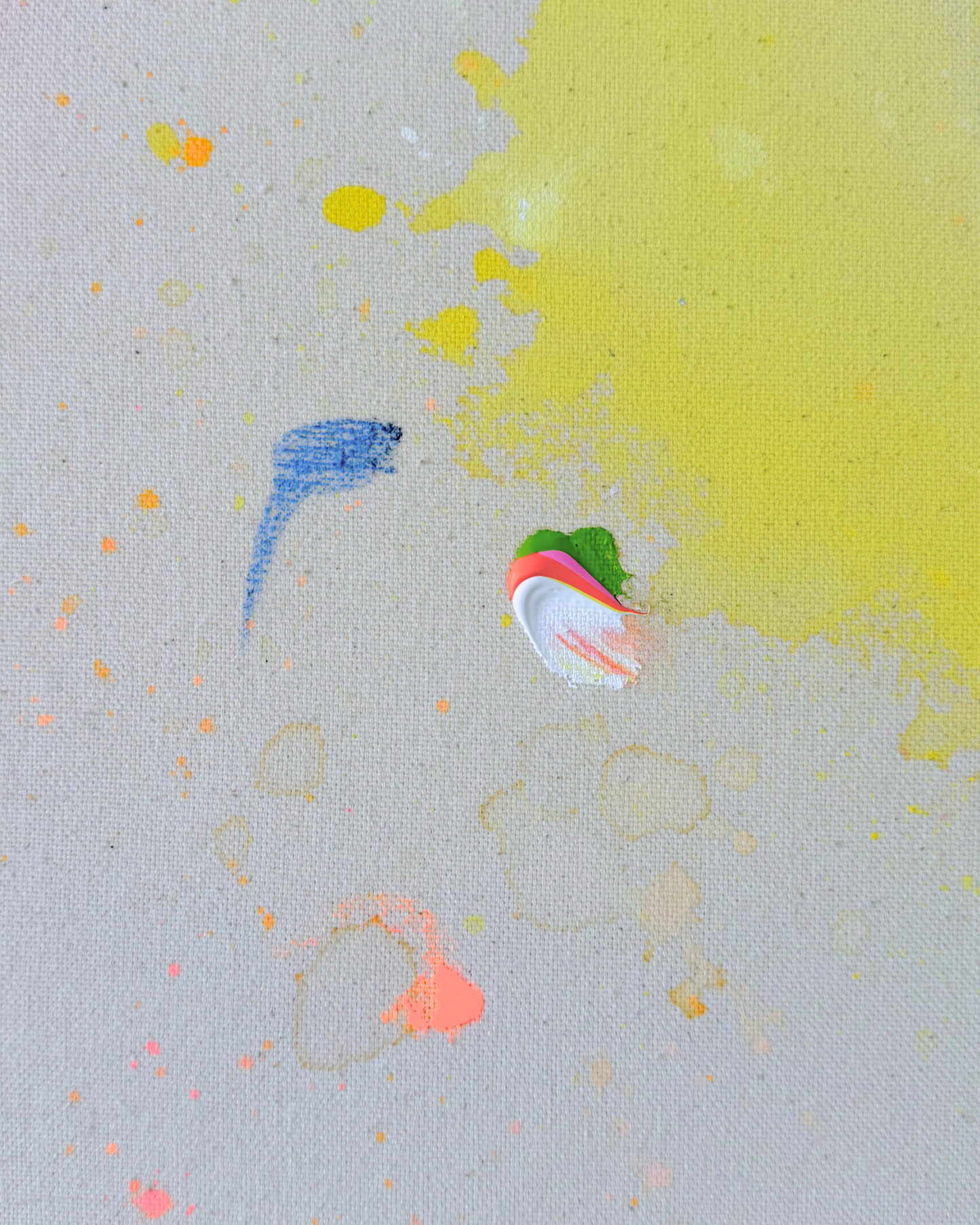 SOMETHING IN ME KNOWS WHERE I AM GOING 100x100cm