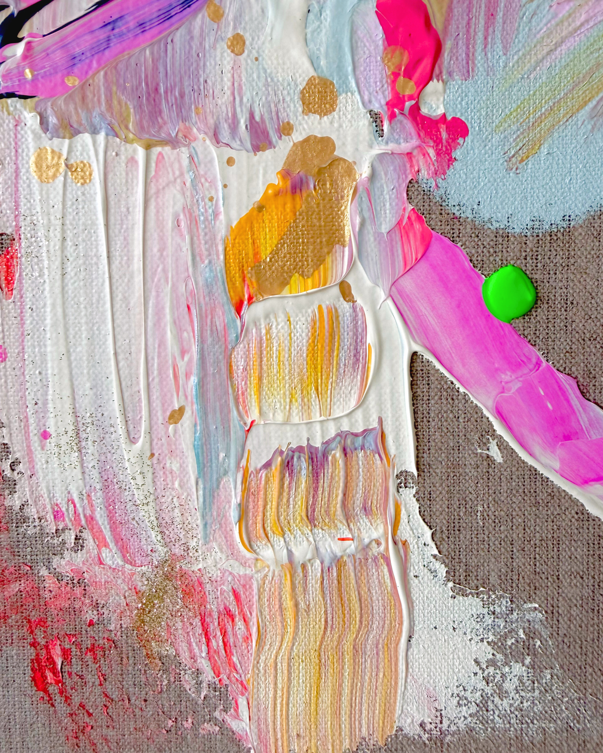 BEING ALIVE IS THE SPECIAL OCCASION 100x100cm