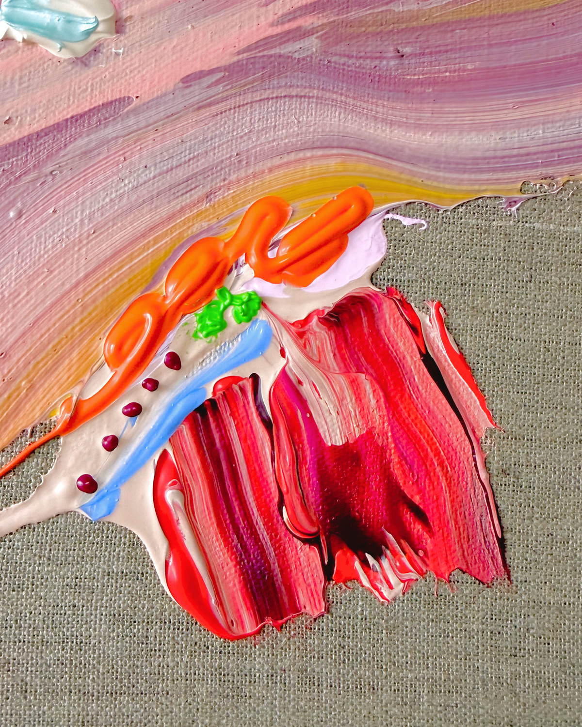 SOMETHING IN ME KNOWS WHERE I AM GOING 40x40cm