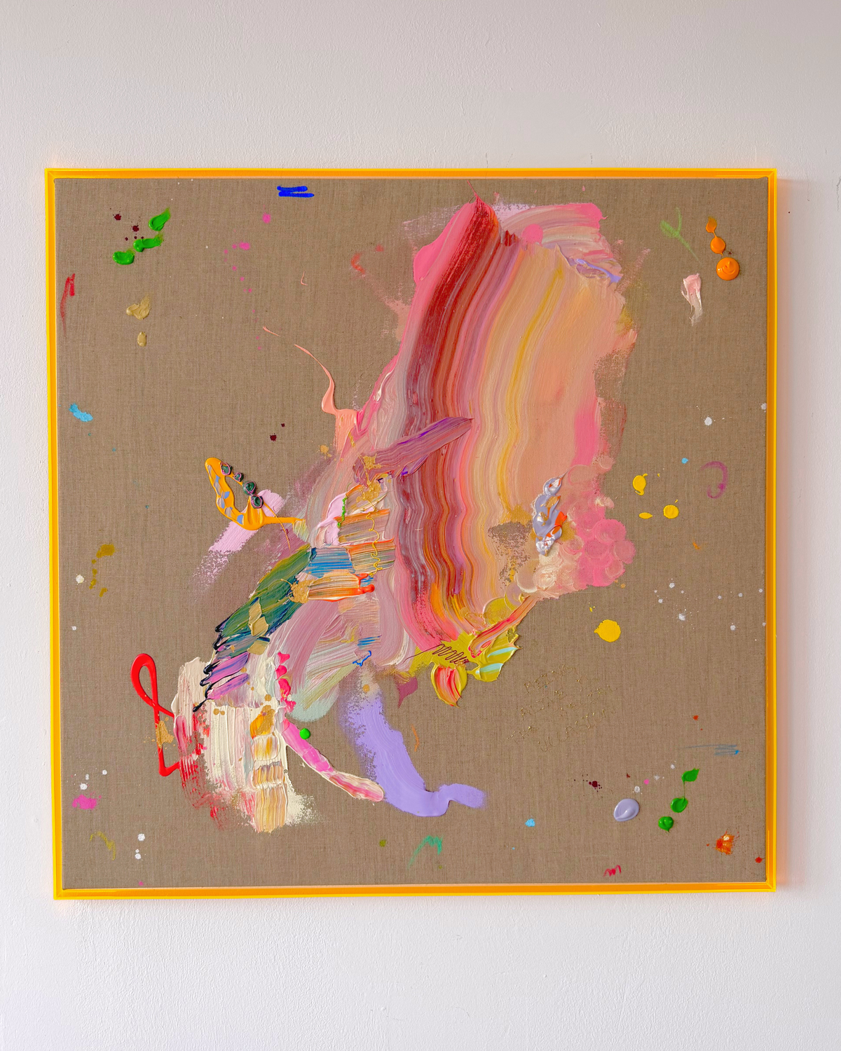 BEING ALIVE IS THE SPECIAL OCCASION 100x100cm