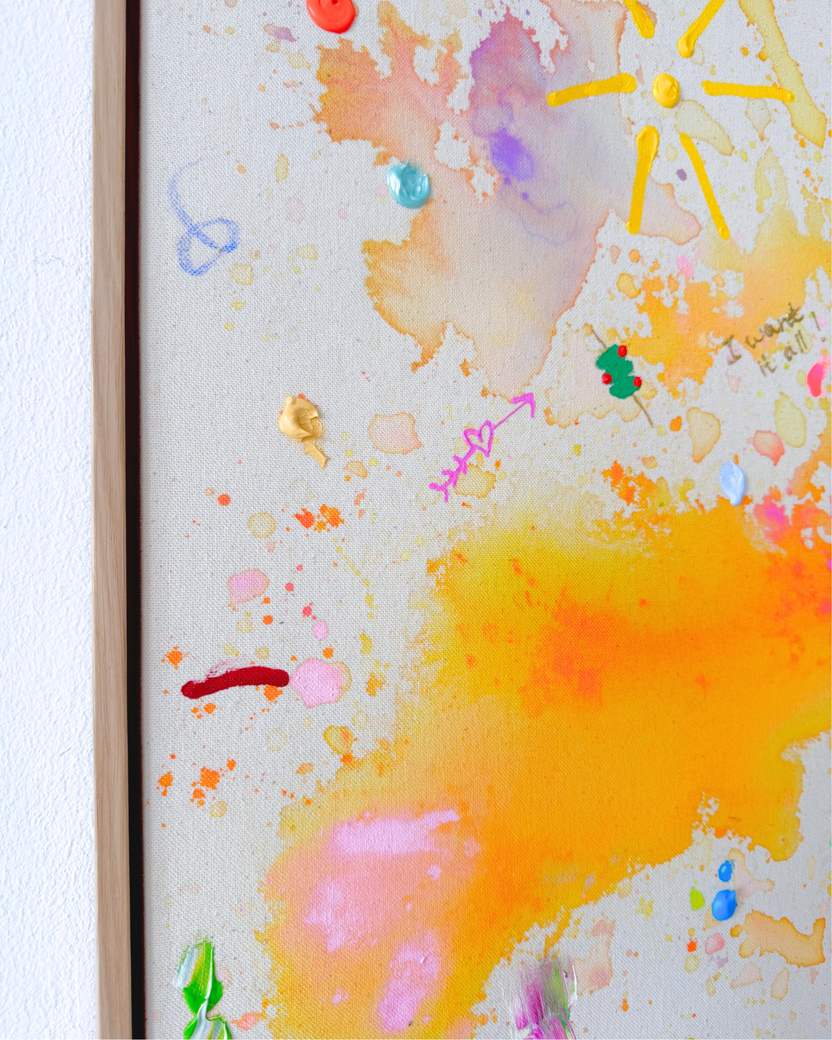 I WANT IT ALL! 60x60cm