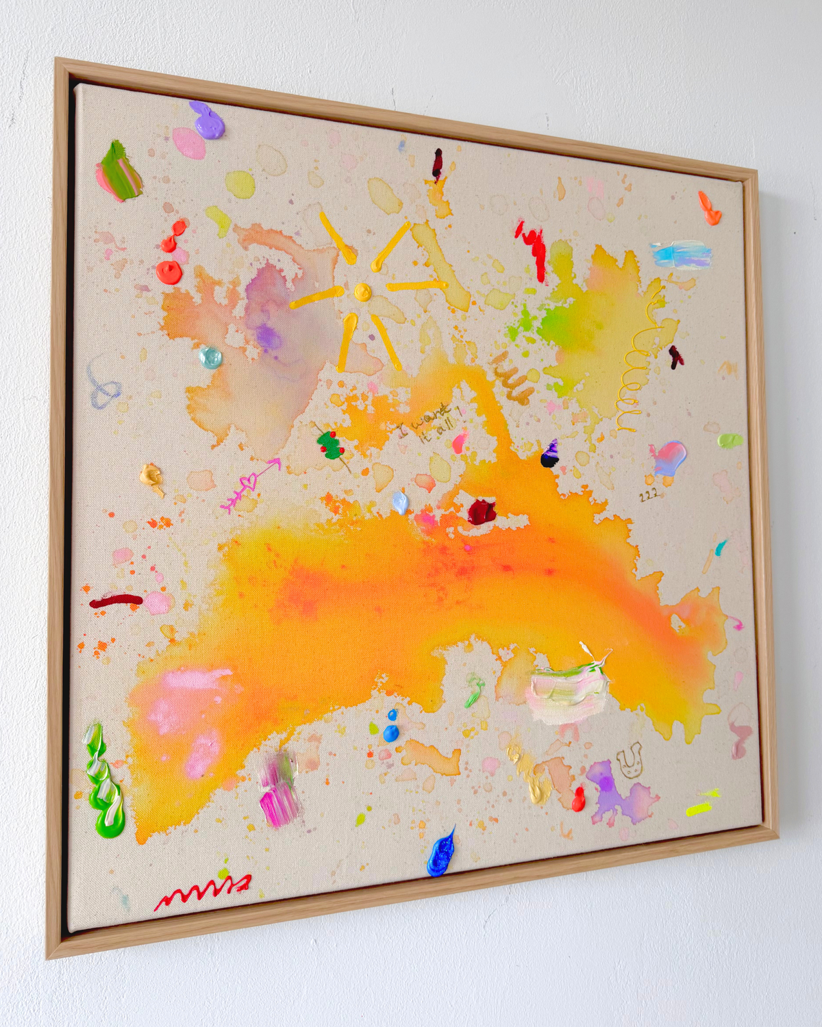 I WANT IT ALL! 60x60cm